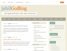 Tablet Screenshot of jahilgoblog.net